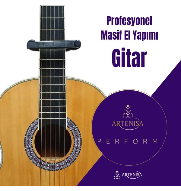 Profesyonel El Yapımı Masif Gitar