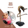 Aşeka Heykel – Kızılcık Ağacı Kökünden El Yapımı Sanat Eseri 27 X 21 X 39