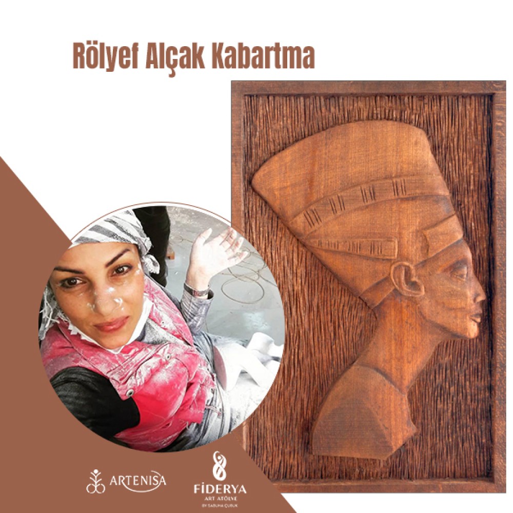 Rölyef Alçak Kabartma – Nefertiti